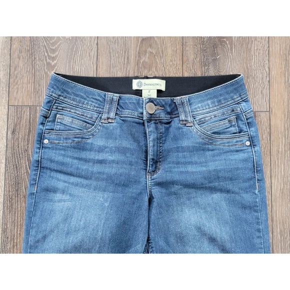 Democracy Denim - Democracy "Ab" Technology Women's 6 Pocket Blue Jeans Stretch Size 8